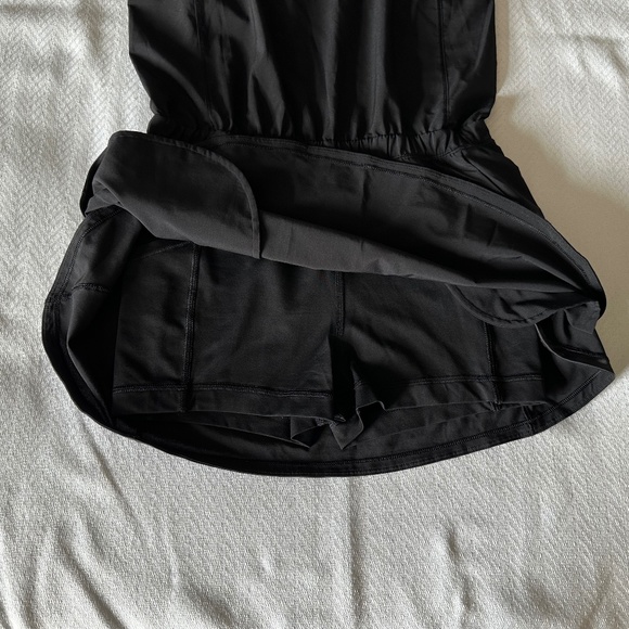 Lululemon Running Onesie, Romper, Tennis Dress, Coverup, Size 4, Black - Picture 9 of 15